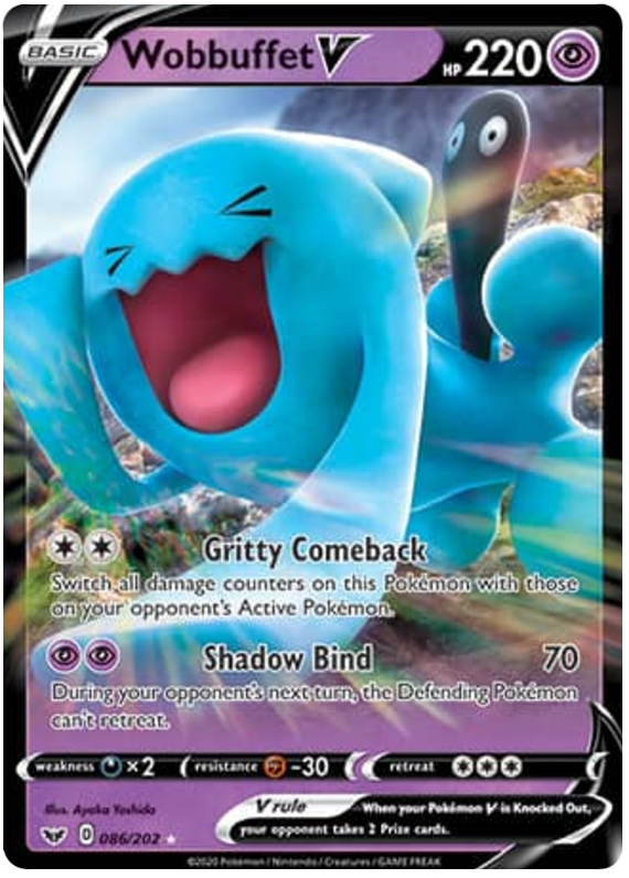 Wobbuffet V (086/202) - Sword and Shield - PokeRand