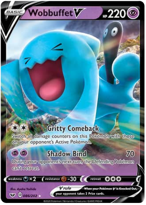 Wobbuffet V (086/202) - Sword and Shield - PokeRand