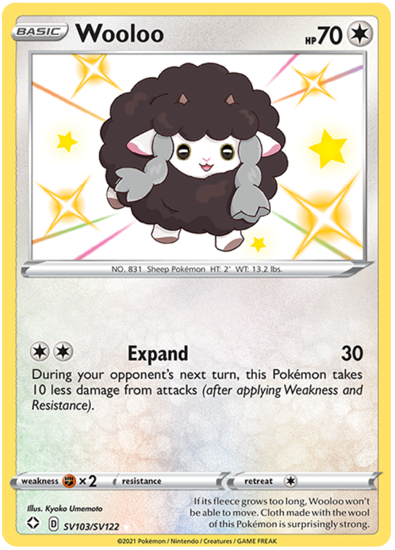 Wooloo - Shiny Vault - (SV103/SV122) - Shining Fates - PokeRand