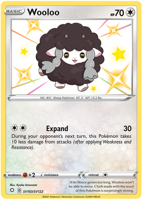 Wooloo - Shiny Vault - (SV103/SV122) - Shining Fates - PokeRand