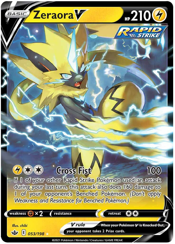 Zeraora - V - (053/198) - Chilling Reign - PokeRand