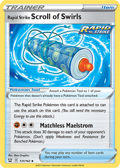 (131/163) Rapid Strike Scroll of Swirls - Uncommon - Battle Styles - PokeRand