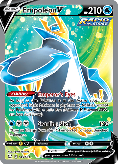 (145/163) Empoleon - Full Art - Battle Styles - PokeRand