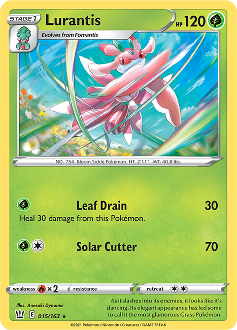 (015/163) Lurantis - Rare - Battle Styles - PokeRand