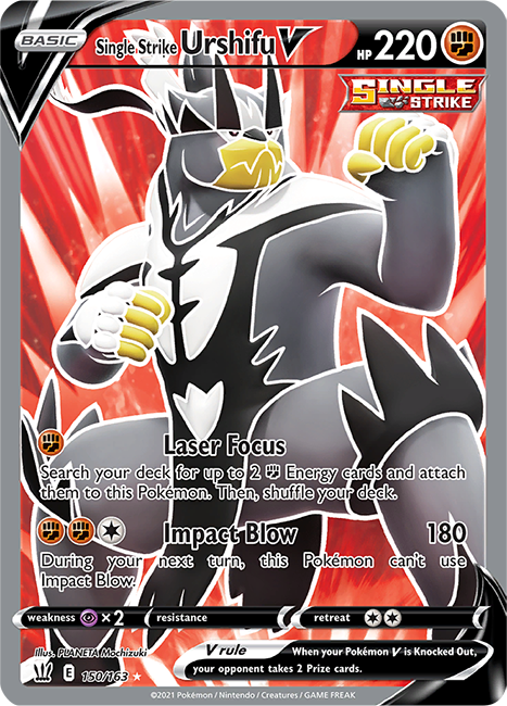 (150/163) Single Strike Urshifu V - Full Art - Battle Styles - PokeRand