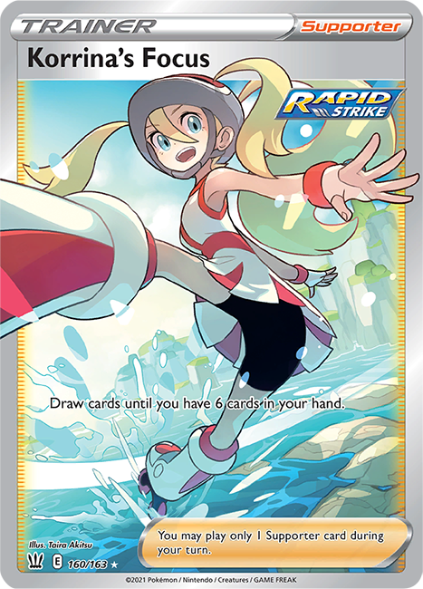 (160/163) Korrina's Focus - Full Art - Battle Styles - PokeRand