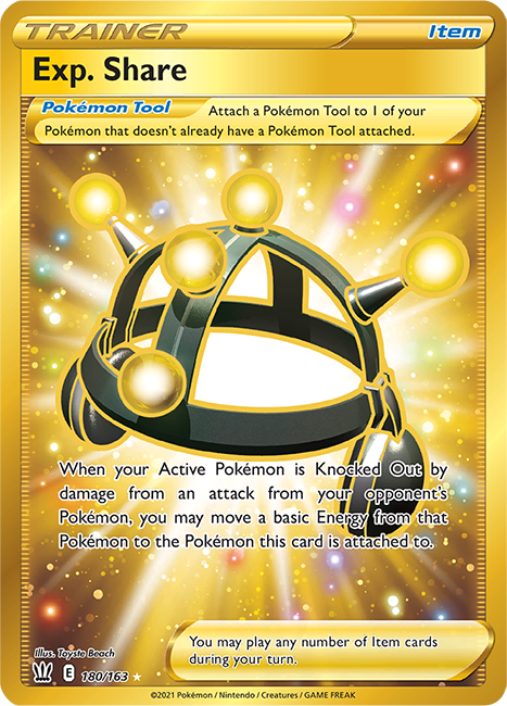 (180/163) Exp. Share - Secret Rare - Battle Styles - PokeRand