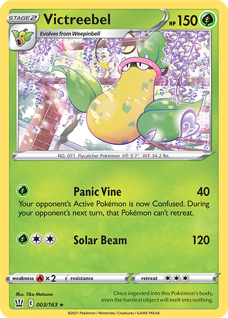 (003/163) Victreebel - Rare - Battle Styles - PokeRand