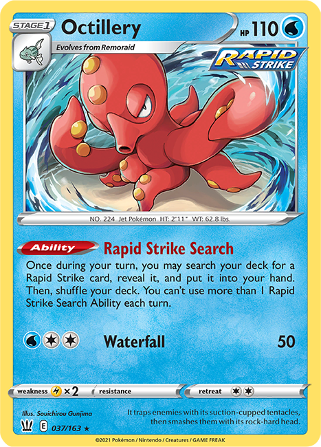 (037/163) Octillery - Holo - Battle Styles - PokeRand