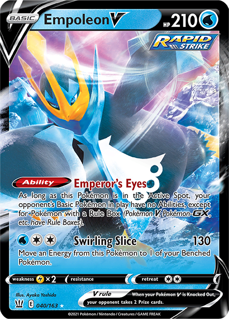 (040/163) Empoleon - V - Battle Styles - PokeRand