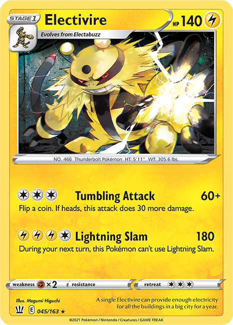 (045/163) Electivire - Rare - Battle Styles - PokeRand