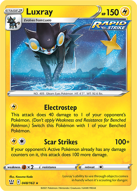 (048/163) Luxray - Holo - Battle Styles - PokeRand