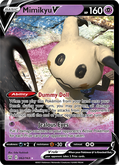 (062/163) Mimikyu - V - Battle Styles - PokeRand