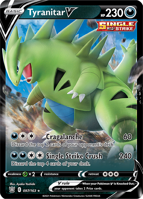 (097/163) Tyranitar - V - Battle Styles - PokeRand