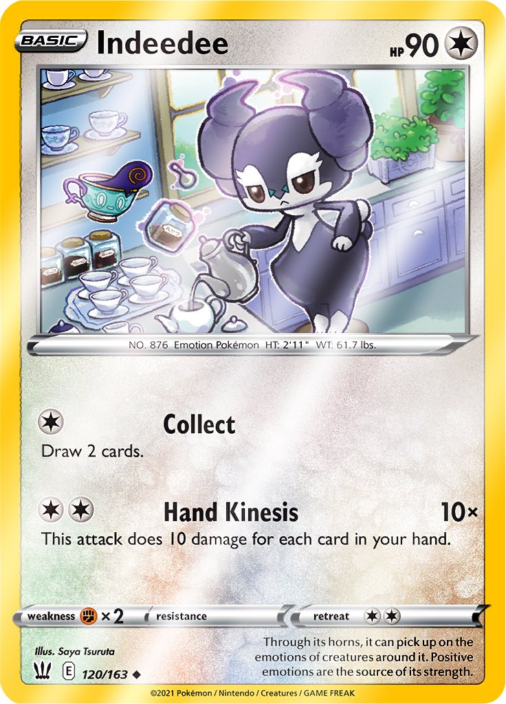 Reverse Holo (120/163) Indeedee - Battle Styles