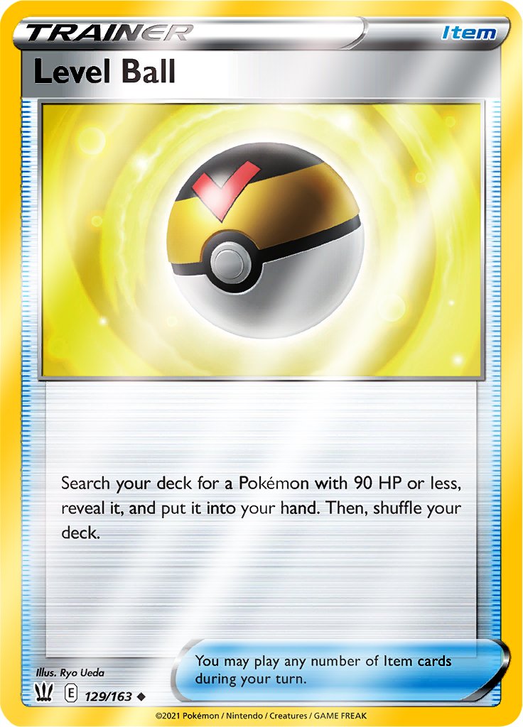 Reverse Holo (129/163) Level Ball - Battle Styles