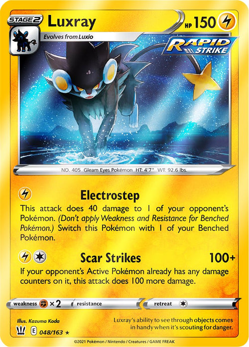 Reverse Holo (048/163) Luxray - Battle Styles