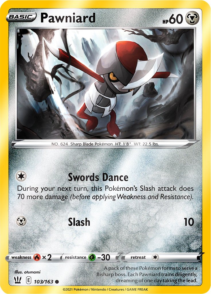 Reverse Holo (103/163) Pawniard - Battle Styles