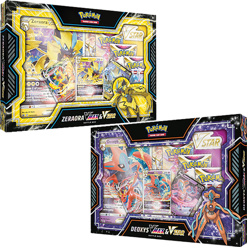 Deoxys/Zeraora VMAX & VSTAR Battle Box - PokeRand