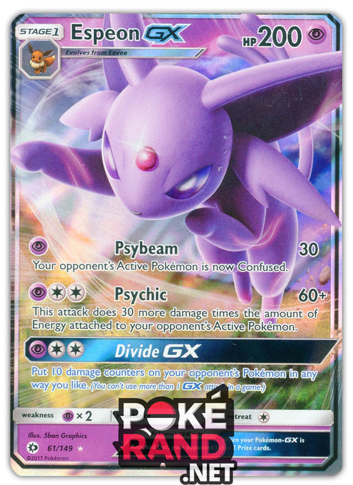 Espeon GX - Sun & Moon (61/149) - PokeRand