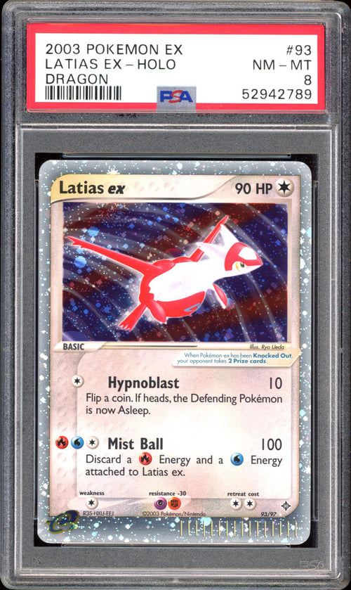 Latias Ex - Holo - Dragon (PSA 8) - 93/97 - PokeRand