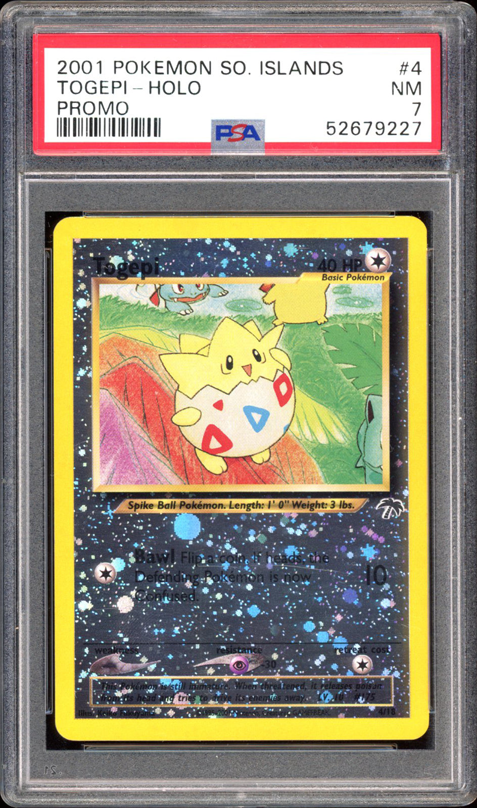 Togepi - PSA 7 - Southern Islands - #4 - Holo - PokeRand