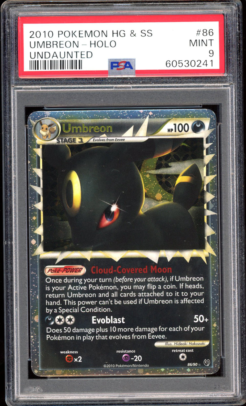 Umbreon - PSA 9 - Undaunted - #86 - Holo - PokeRand