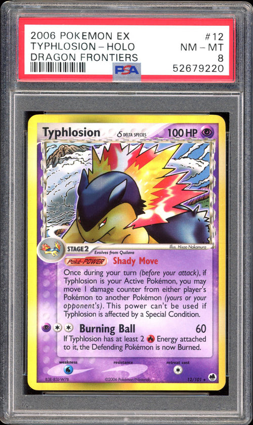 Typhlosion - PSA 8 - Dragon Frontiers - #12 - Holo - PokeRand