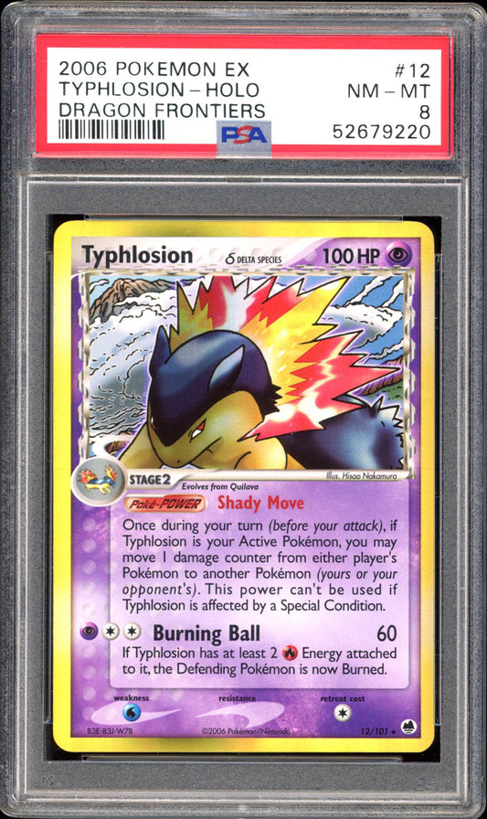 Typhlosion - PSA 8 - Dragon Frontiers - #12 - Holo - PokeRand