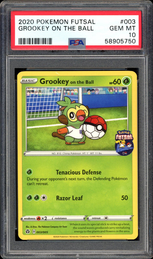 Grookey On The Ball - 003/005 - PSA 10 - PokeRand