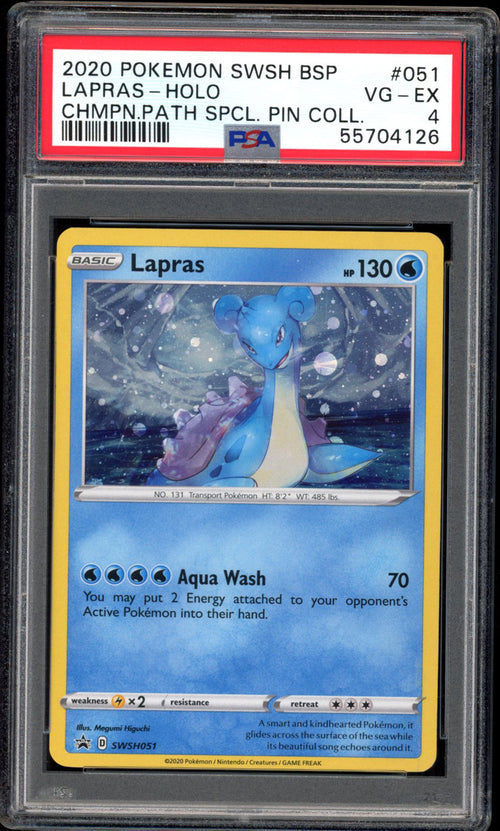 Lapras - Holo - SWSH051 - PSA 4 - Promo - PokeRand