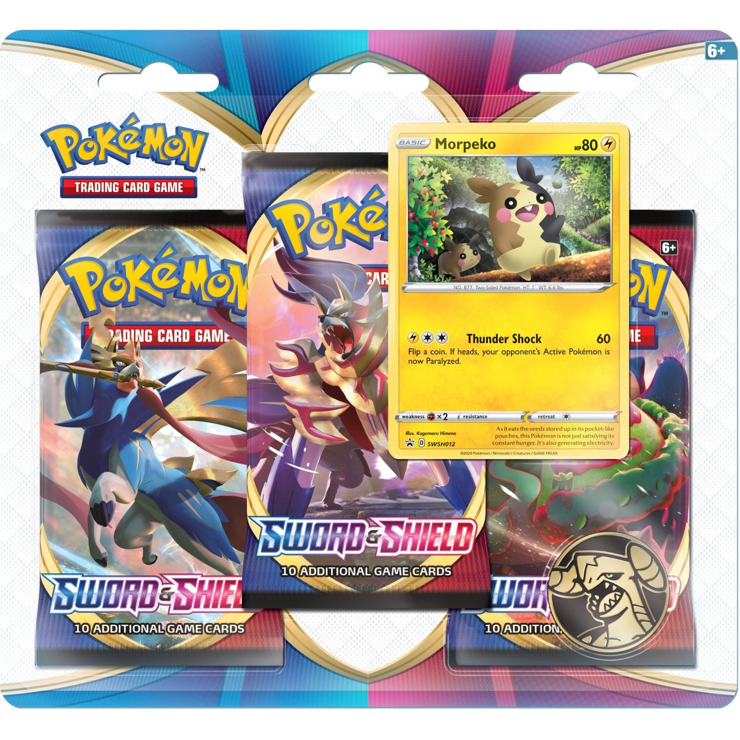 3 Pack Blister (Morpeko) - Sword & Shield - PokeRand