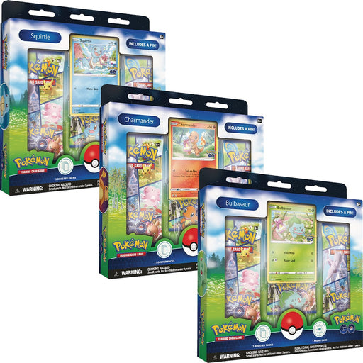 Pokemon GO Pin Collection Box - Charmander/Bulbasaur/Squirtle - PokeRand