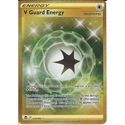 V Guard Energy- Secret Rare - (215/195) - Silver Tempest - PokeRand