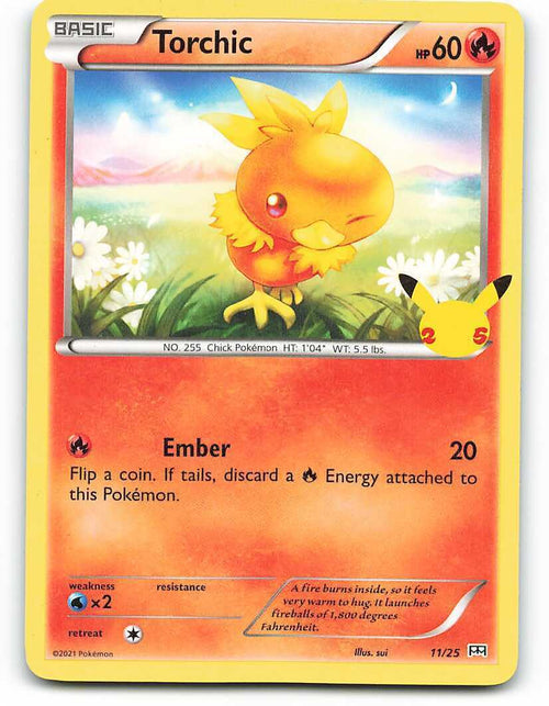 Torchic - Holo - Mcdonalds Collection 2021 - 11/25 - PokeRand