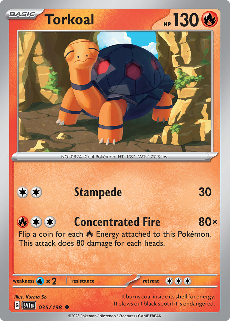 Torkoal (035/198) Uncommon Scarlet & Violet - PokeRand