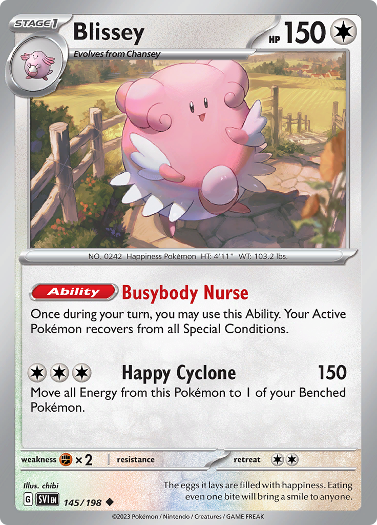 Blissey (145/198) Uncommon Scarlet & Violet - PokeRand