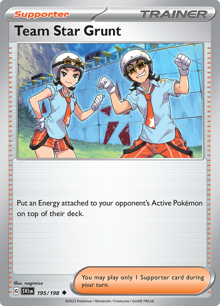 Team Star Grunt (195/198) Uncommon Scarlet & Violet - PokeRand