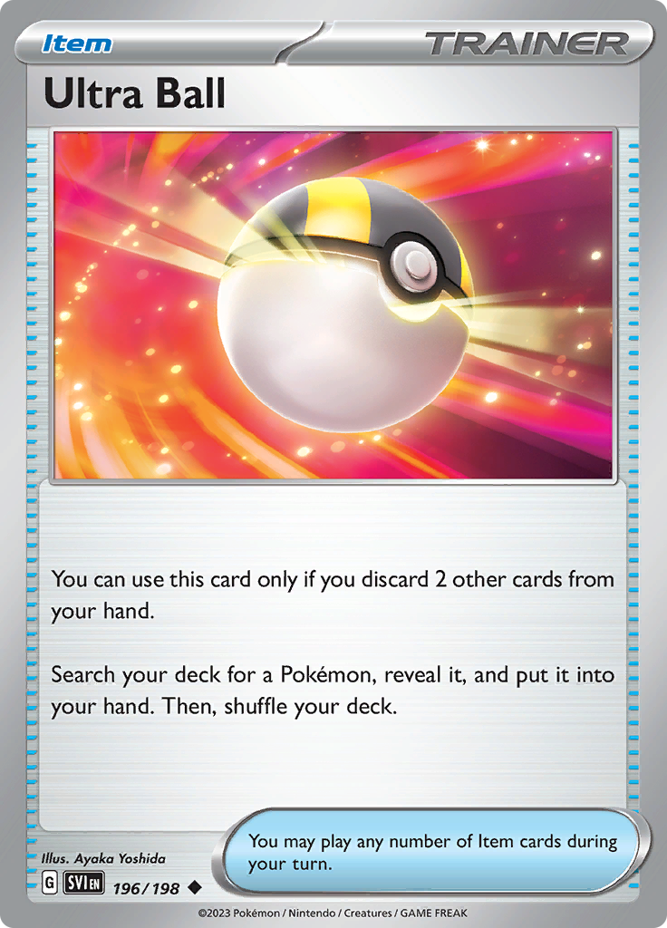 Ultra Ball (196/198) Uncommon Scarlet & Violet - PokeRand