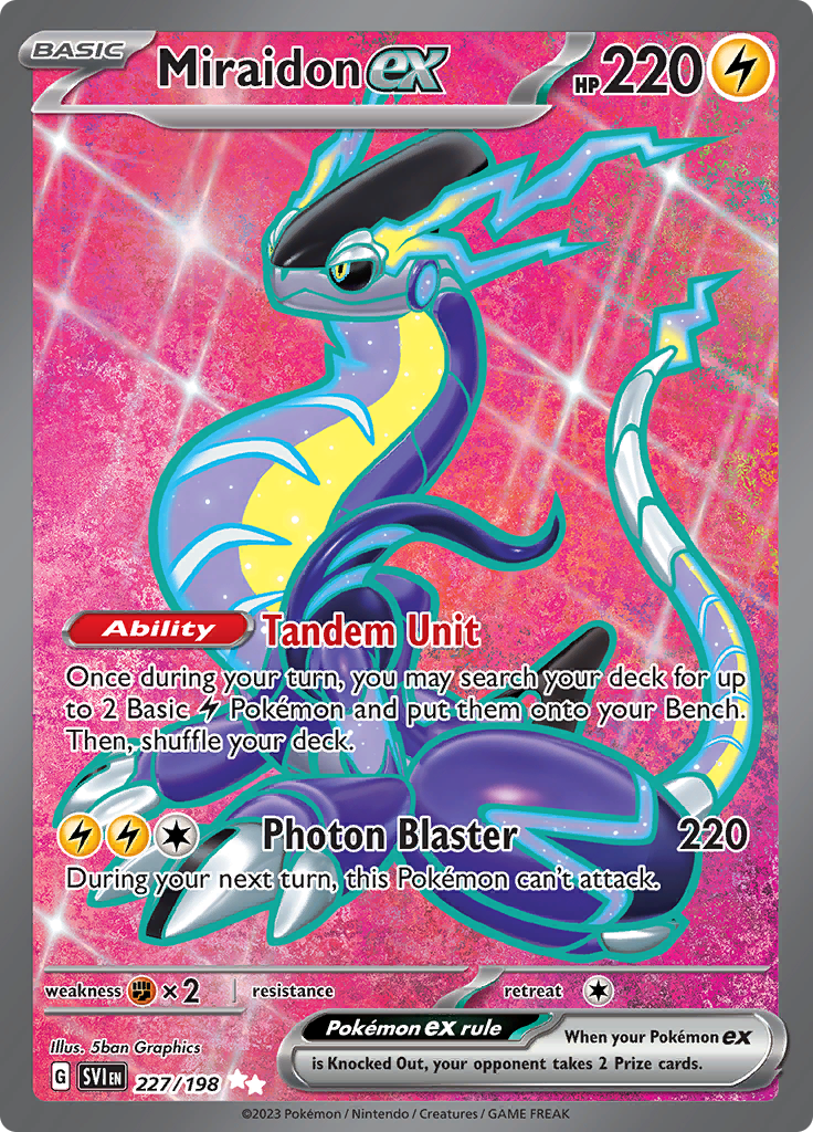 Miraidon ex (227/198) Full Art Scarlet & Violet - PokeRand