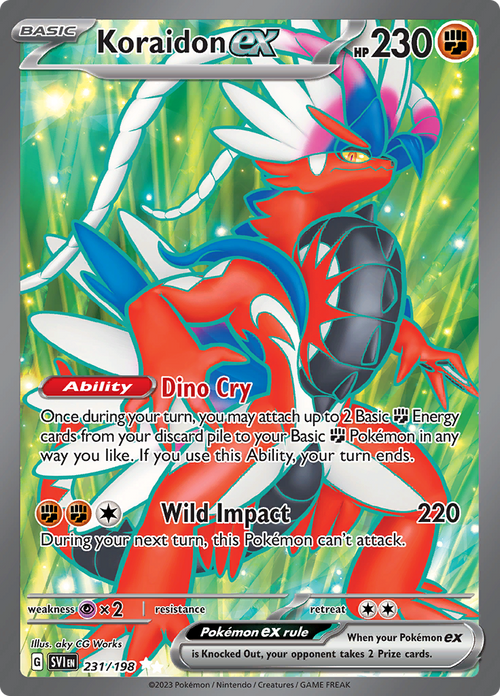 Koraidon ex (231/198) Full Art Scarlet & Violet - PokeRand