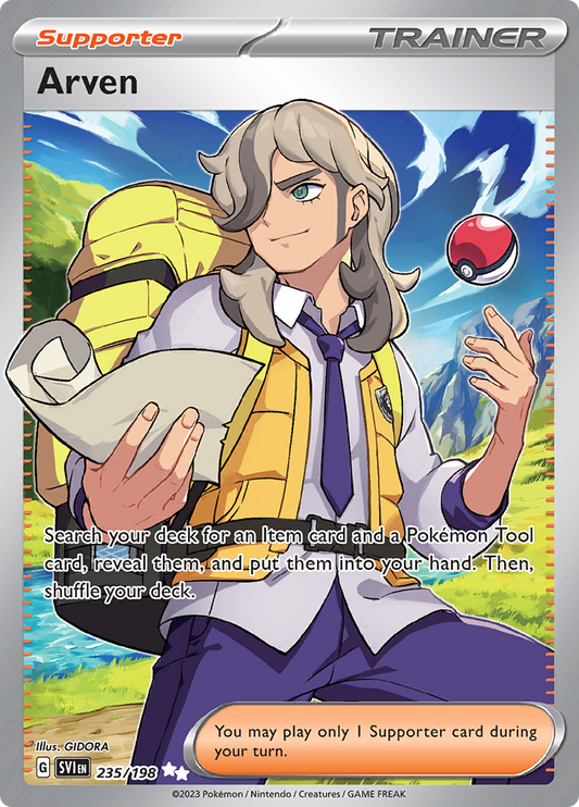 Arven (235/198) Full Art Scarlet & Violet - PokeRand