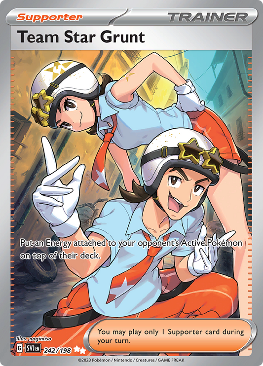 Team Star Grunt (242/198) Full Art Scarlet & Violet - PokeRand