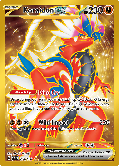 Koraidon ex (254/198) Hyper Rare Scarlet & Violet - PokeRand