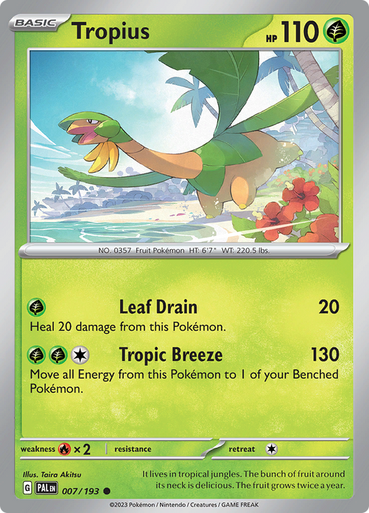 Tropius (007/193) Common Paldea Evolved - PokeRand