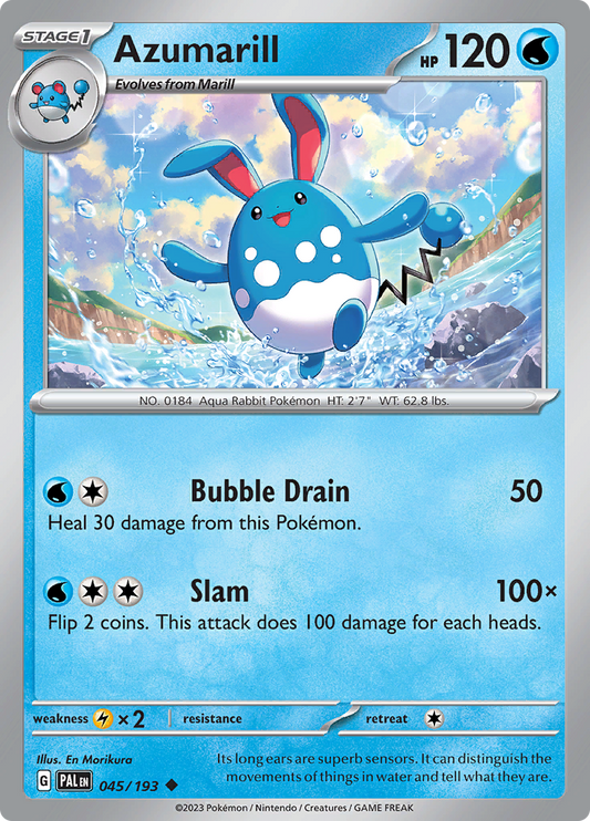 Azumarill (045/193) Uncommon Paldea Evolved - PokeRand