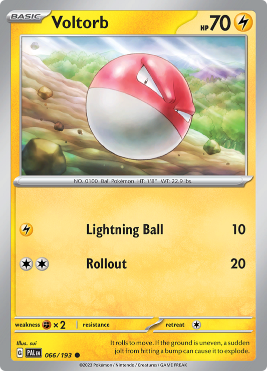 Voltorb (066/193) Common Paldea Evolved - PokeRand