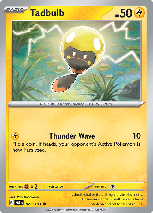 Tadbulb (077/193) Common Paldea Evolved - PokeRand