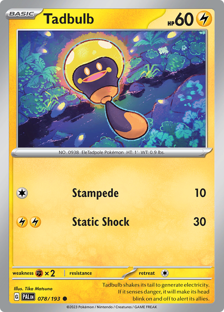 Tadbulb (078/193) Common Paldea Evolved - PokeRand