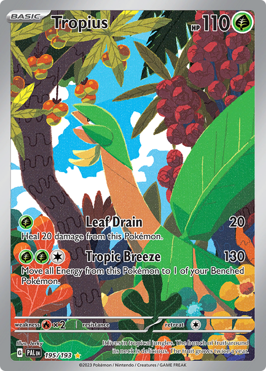 Tropius (195/193) Illustration Rare Paldea Evolved - PokeRand